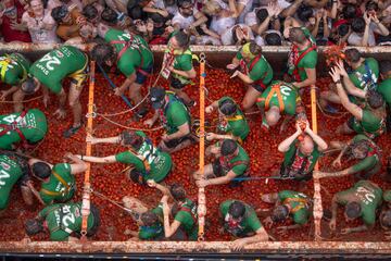 Las mejores im¨¢genes de La Tomatina de Bu?ol