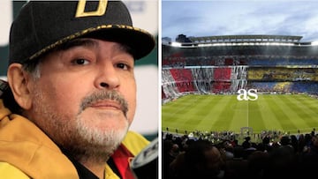 La crítica de Maradona al público español en la final de Libertadores en el Bernabéu