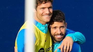 Marcos Alonso y Jordi Alba