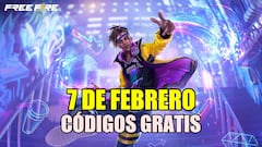 Free Fire | Códigos de hoy sábado 7 de febrero de 2026: recompensas gratis