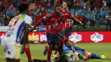Juan Fernando Caicedo es uno de los goleadores del Medellín en la Liga I-2018.