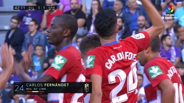 Resumen y goles del Valladolid vs. Granada de la Liga Santander