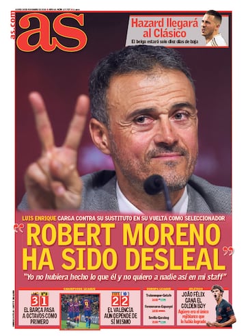 Las portadas de AS de noviembre