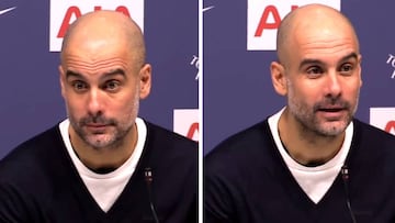 La particular petición de un periodista a Guardiola tras perder