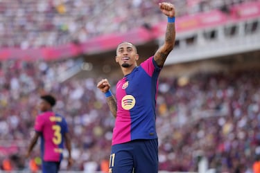 Raphina abre el marcador culé al minuto 20`.