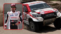 Alonso: "una serie de test" con Toyota para preparar el Dakar
