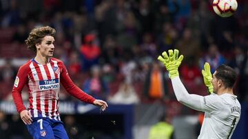 Griezmann supera a Iraizoz. 