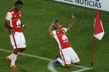 Francisco Meza, Wilson Morelo y Miguel Ángel Borja marcaron para Santa Fe frente a Uniautónoma.