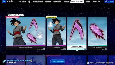 Goku Black llega a Fortnite: así es la nueva skin del villano de Dragon Ball Super