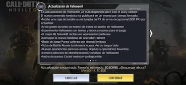 Call of Duty Mobile: ya disponible su evento por Halloween