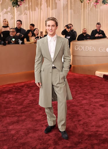 Ollie Muhl  en la alfombra roja.