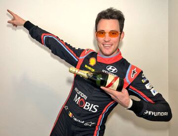 Thierry Neuville de la escudería Hyundai Shell Mobis WRT.