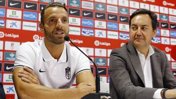 Roberto Soldado durante la presentación.
