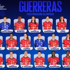 Las Guerreras del Preolímpico más Eli Cesáreo, lista para los Juegos