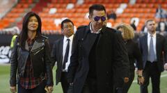 Lim, en una de sus &uacute;ltimas visitas al estadio de Mestalla. 