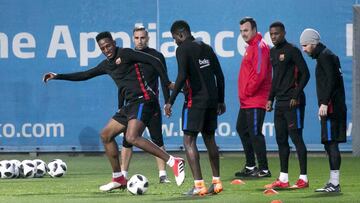 Dembélé y André Gomez, fuera de la lista para el derbi