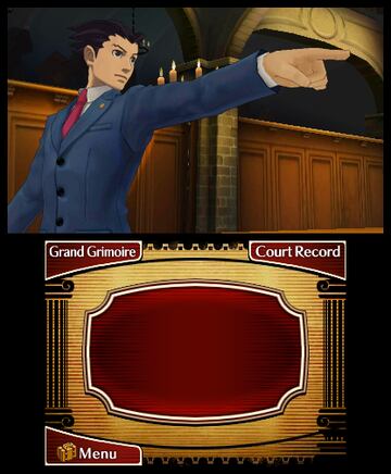 Captura de pantalla - El Profesor Layton vs. Phoenix Wright: Ace Attorney (3DS)