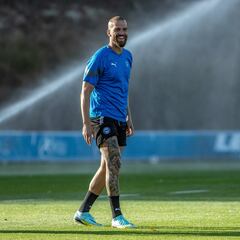 Laguardia ya entrena con normalidad junto al grupo