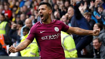 Agüero lideró la victoria del City.