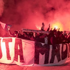 Dos detenidos por los altercados frente al hotel del Real Madrid