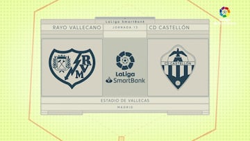 Resumen y goles del Rayo Vallecano vs Castellón, Liga SmartBank