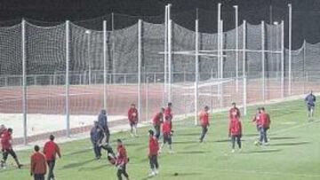 <b>TODOS LOS EFECTIVOS. </b>Bianchi se ha llevado a Las Rozas a los 19 hombres de la primera plantilla más seis canteranos.