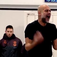 El Manchester City publica esta bronca de Guardiola en el vestuario