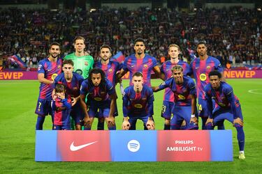 Once inicial del Barcelona. 