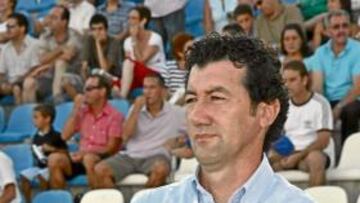 <b>ORGULLOSO. </b>Juan Carlos Mandiá, durante un encuentro.