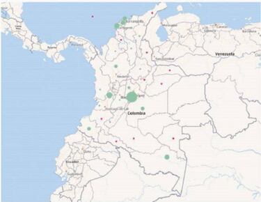 Mapa de casos y muertes por coronavirus por departamentos en Colombia: hoy, 9 de junio
