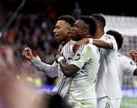 Mbappé salva al Madrid en un partido sufrido ante Rayo