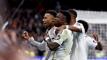 01/02/26 PARTIDO PRIMERA DIVISION
REAL MADRID - RAYO VALLECANO
ALEGRIA GOL PENALTI 2-1 KYLIAN MBAPPE
VINICIUS JR