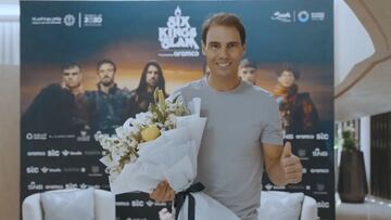 Rafa Nadal, en Riad.