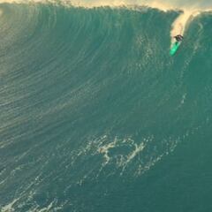 “Cuando las condiciones se dan, nuestra playa se convierte en un anfiteatro de olas grandes”