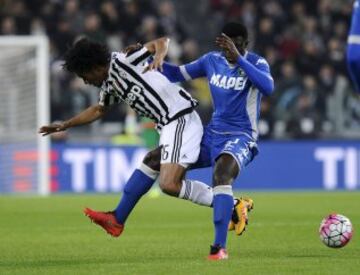 El colombiano desbordó durante todo el partido creando peligro para Sassuolo