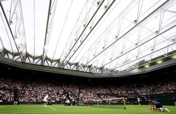 The roof on Center Court