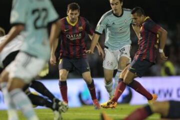Celta de vigo-Barcelona. 0-1. Alexis anota el primer tanto.