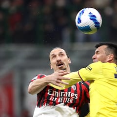 Así quedó Ibrahimovic tras su choque con Medel