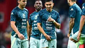 during the Quarterfinals second leg match between Mexican National Team (Mexico) and Honduras as part of the Concacaf Nations League 2024-2025 at Nemesio Diez Stadium on November 19, 2024 in Toluca, Estado de Mexico, Mexico.