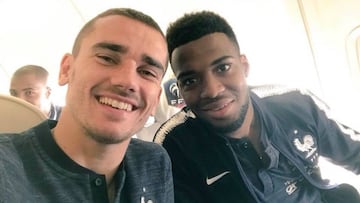 Griezmann y Lemar, con la selección de Francia. Y Sidibé detrás. El Atlético quiere juntar a los tres