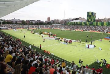 As&iacute; luc&iacute;a el nuevo estadio de Vallehermoso.