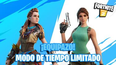 Fortnite: así es ¡Equipazo!, el modo de juego de Aloy y Lara Croft