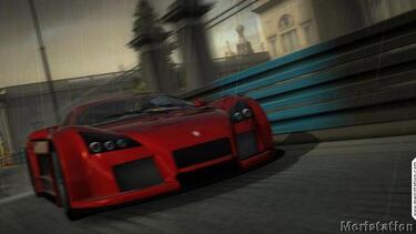 Así luce la lluvia londinense en Project Gotham Racing 4