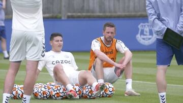 Así queda James Rodríguez después de una práctica con Benítez