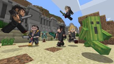 Final Fantasy XV llega a Minecraft como pack de apariencias