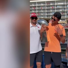 Brady presume sus títulos de esta manera y se hace viral