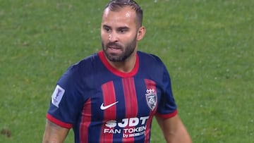 Jesé, con el Johor.
