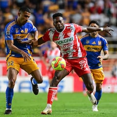 Necaxa vs Tigres resumen Liga MX Clausura 2025, Jornada 10