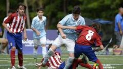 Imagen del encuentro entre Celta de Vigo y Atl&eacute;tico de Madrid en el Torneo Internacional Alev&iacute;n de La Liga Promises