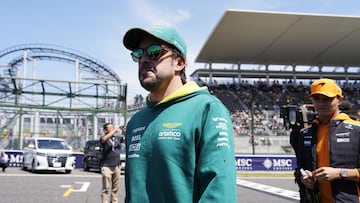 Fernando Alonso, en el GP de Japón.